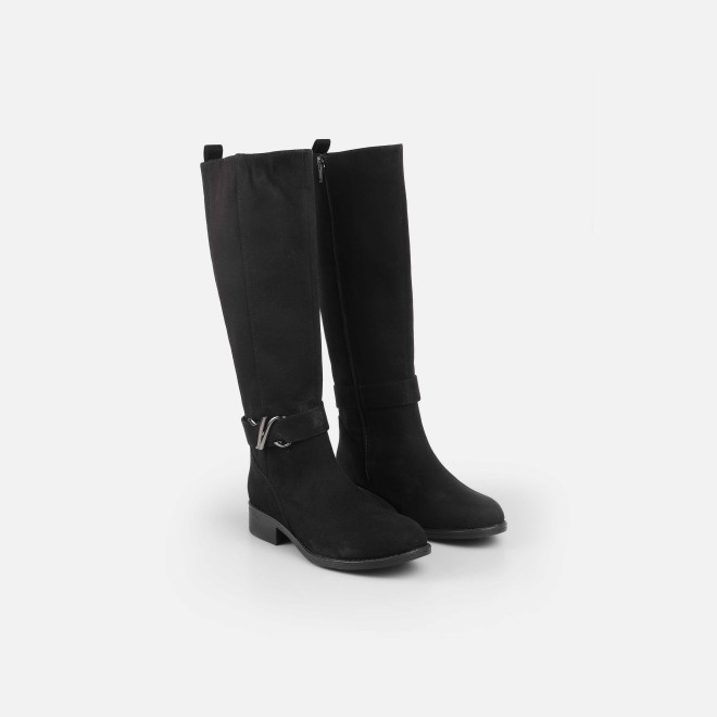 Mochi Women Black Casual Boots (SKU: 31-1032-11-38)