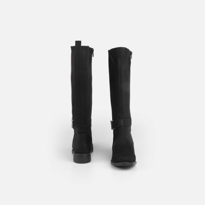 Mochi Women Black Casual Boots (SKU: 31-1032-11-38)
