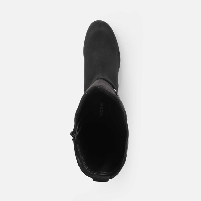 Mochi Women Black Casual Boots (SKU: 31-1032-11-38)