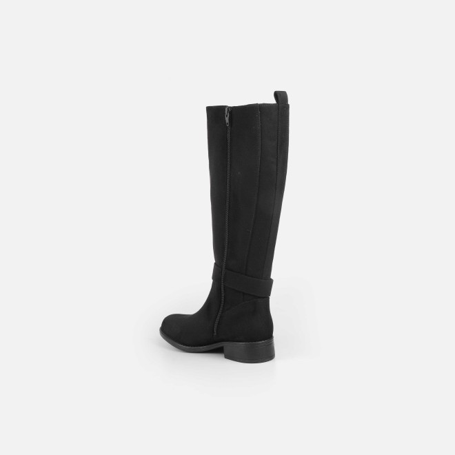 Mochi Women Black Casual Boots (SKU: 31-1032-11-38)