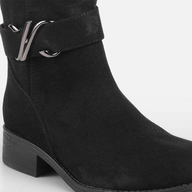 Mochi Women Black Casual Boots (SKU: 31-1032-11-38)