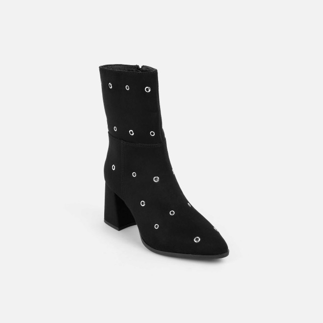 Mochi Women Black Party Boots (SKU: 31-1033-11-36)