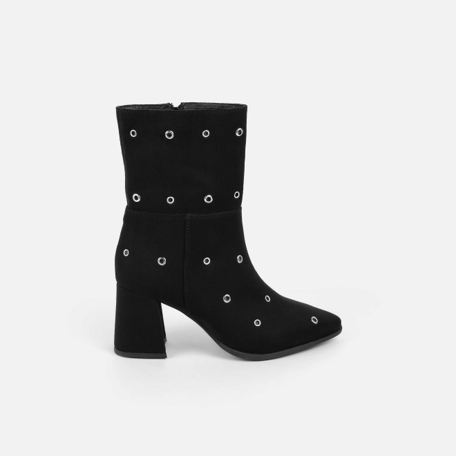 Mochi Women Black Party Boots (SKU: 31-1033-11-36)