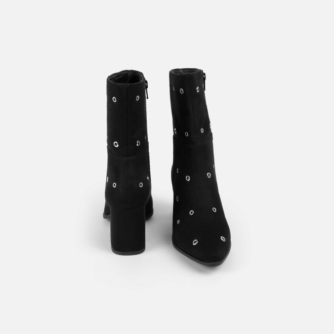 Mochi Women Black Party Boots (SKU: 31-1033-11-36)