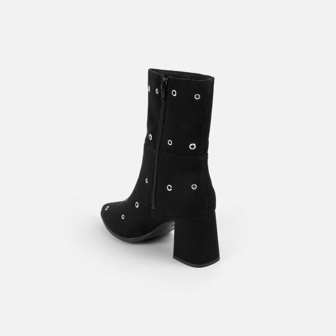 Mochi Women Black Party Boots (SKU: 31-1033-11-36)