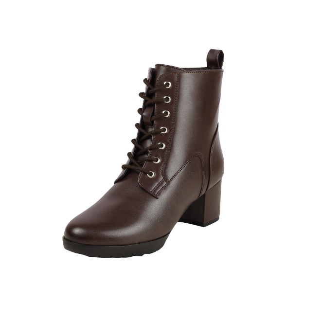Mochi Women Brown Party Boots (SKU: 31-1034-12-36)