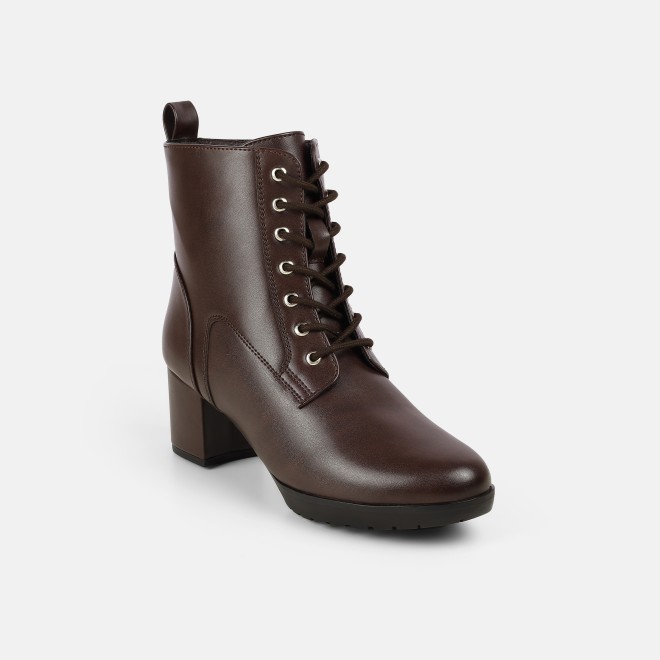 Mochi Women Brown Party Boots (SKU: 31-1034-12-36)