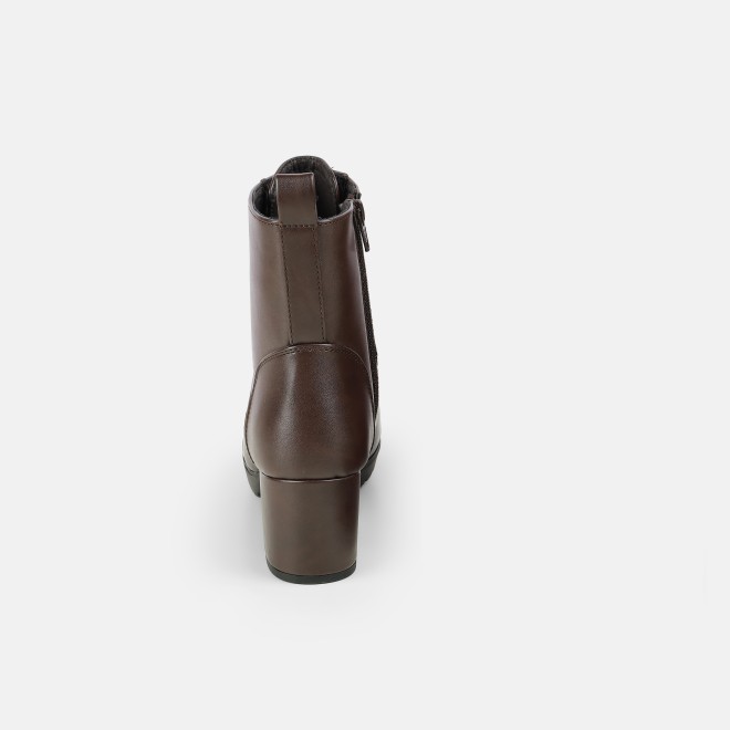 Mochi Women Brown Party Boots (SKU: 31-1034-12-36)