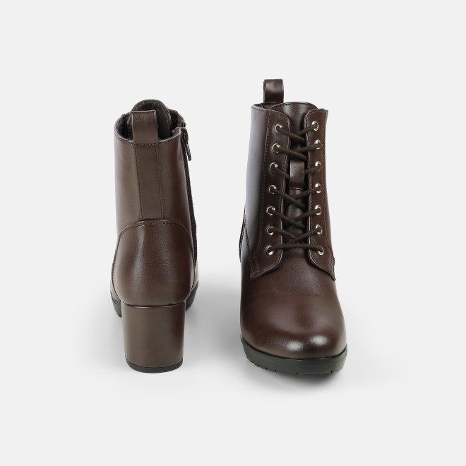 Mochi Women Brown Party Boots (SKU: 31-1034-12-36)