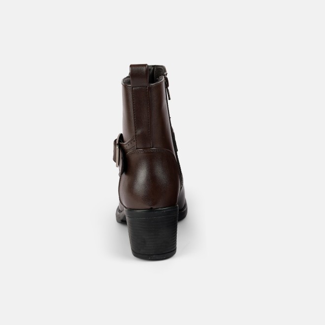 Mochi Women Brown Party Boots (SKU: 31-1035-12-36)