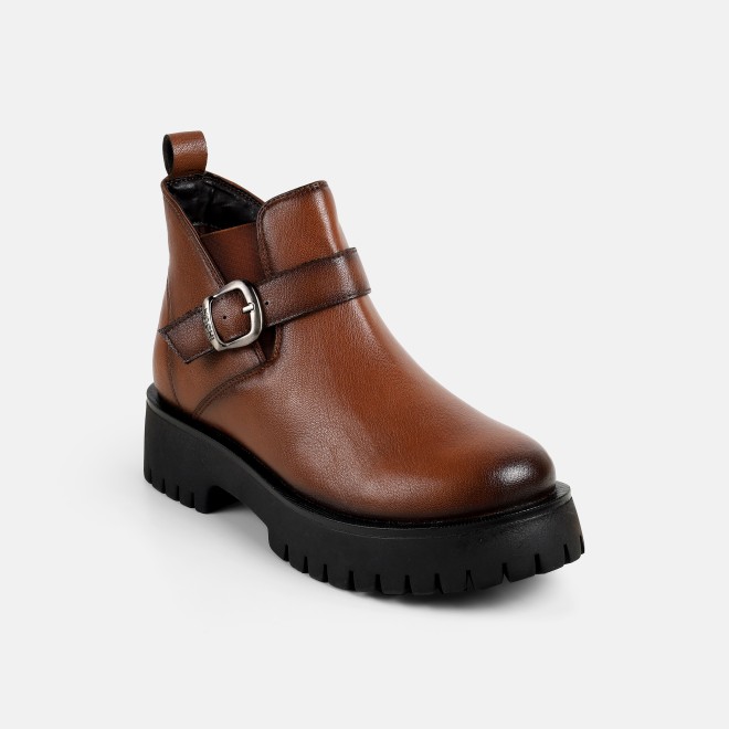 Mochi Women Tan Casual Boots