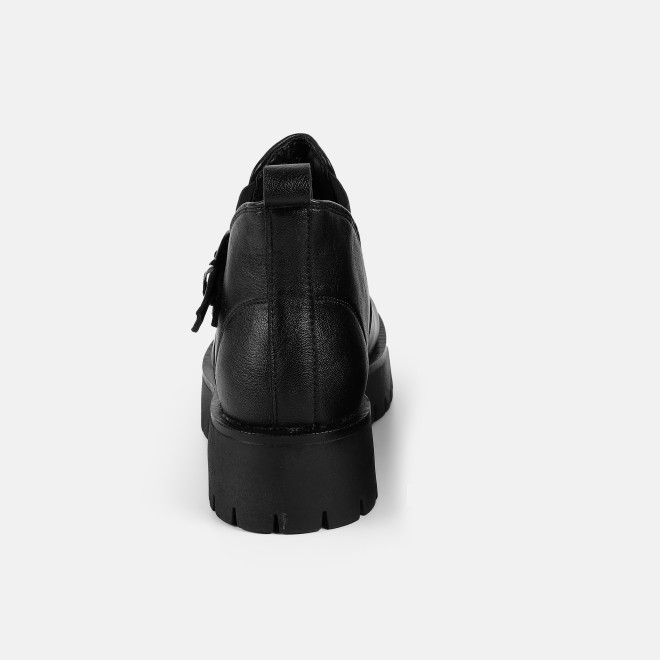 Mochi Women Black Casual Boots (SKU: 31-1041-11-36)