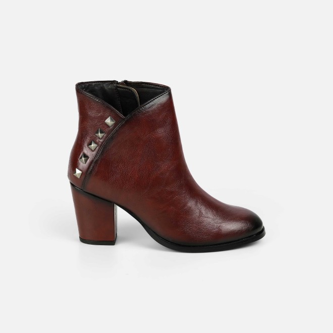 Mochi Women Maroon Party Boots (SKU: 31-1042-44-36)