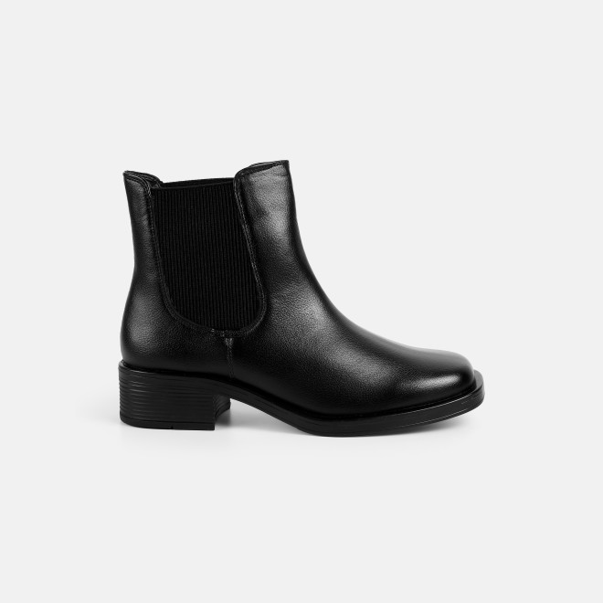 Mochi Women Black Casual Boots (SKU: 31-1043-11-36)