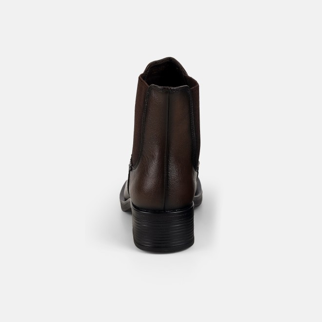 Mochi Women Brown Casual Boots (SKU: 31-1043-12-36)