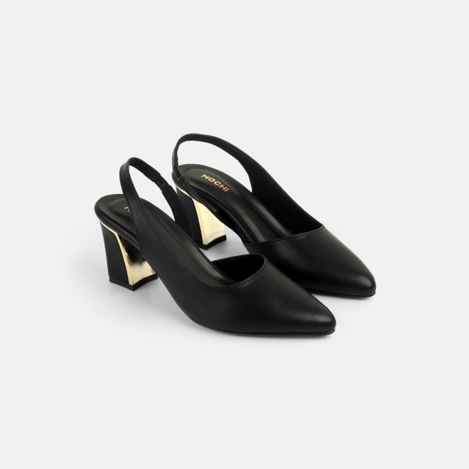 Mochi Women Black Formal Sandals (SKU: 31-1047-11-36)