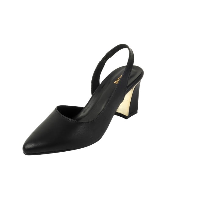 Mochi Women Black Formal Sandals (SKU: 31-1047-11-36)