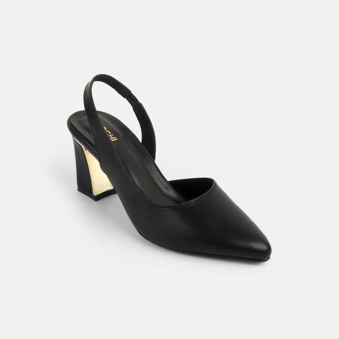 Mochi Women Black Formal Sandals (SKU: 31-1047-11-36)