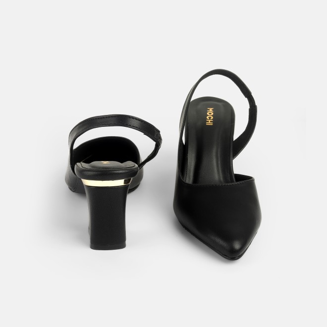 Mochi Women Black Formal Sandals (SKU: 31-1047-11-36)
