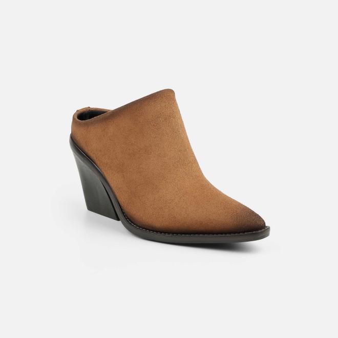 Mochi Women Tan Party Boots (SKU: 31-1051-23-37)
