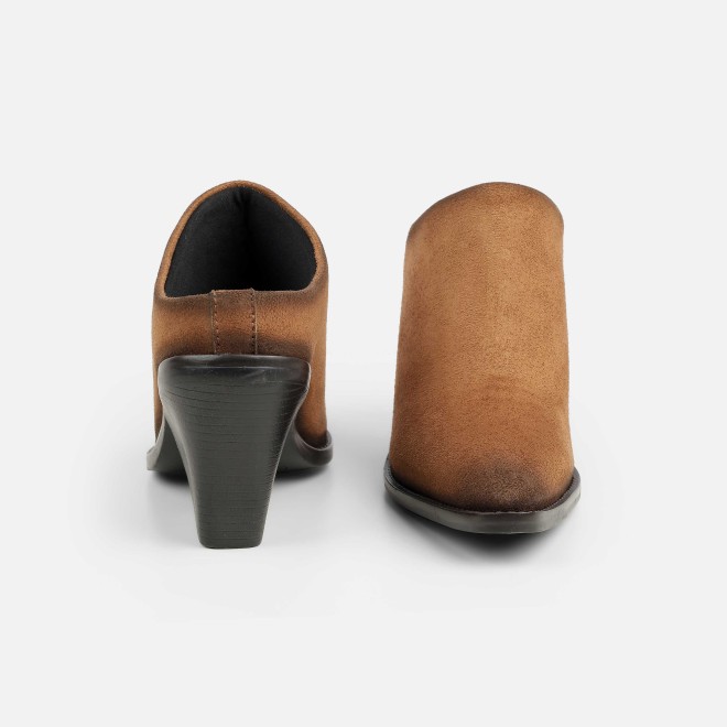 Mochi Women Tan Party Boots (SKU: 31-1051-23-37)