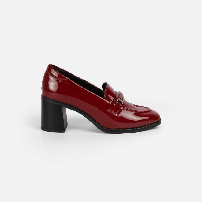 Mochi Women Wine Formal Pumps (SKU: 31-1073-58-36)