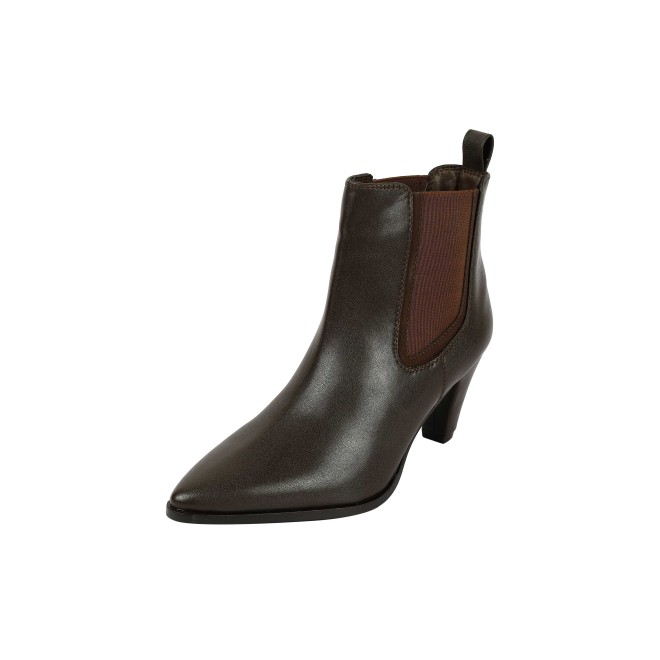 Mochi Women Brown Party Boots (SKU: 31-1075-12-36)