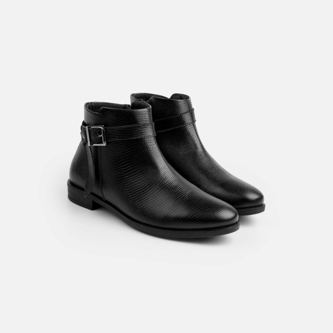 Mochi Women Black Casual Boots (SKU: 31-1088-11-36)