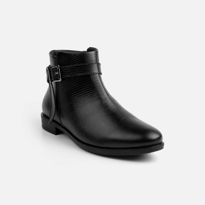 Mochi Women Black Casual Boots (SKU: 31-1088-11-36)