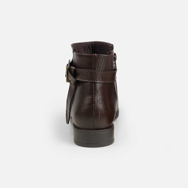 Mochi Women Brown Casual Boots (SKU: 31-1088-12-36)