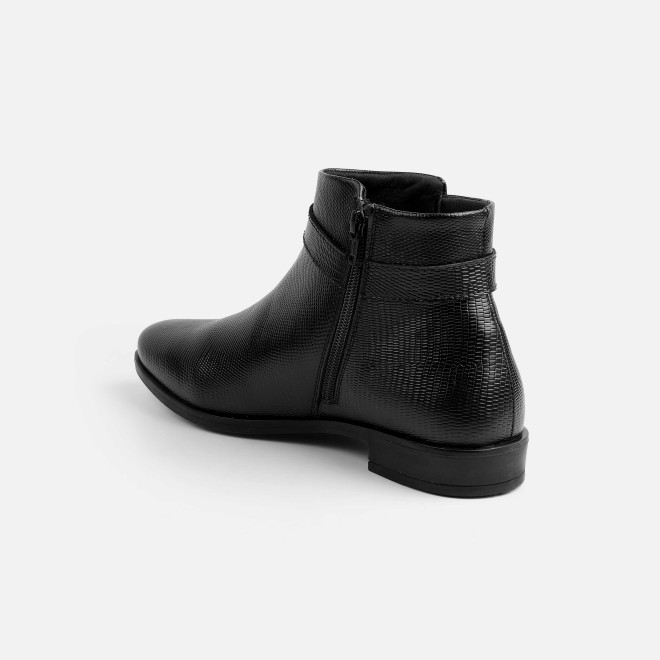 Mochi Women Black Casual Boots (SKU: 31-1088-11-36)