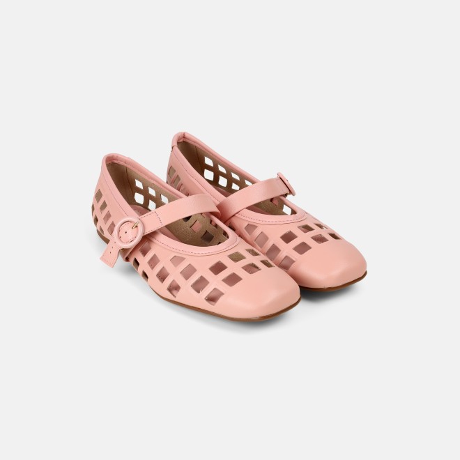 Mochi Women Pink Casual Ballerinas (SKU: 31-1092-24-37)