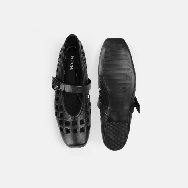 Mochi Women Black Casual Ballerinas (SKU: 31-1092-11-37)