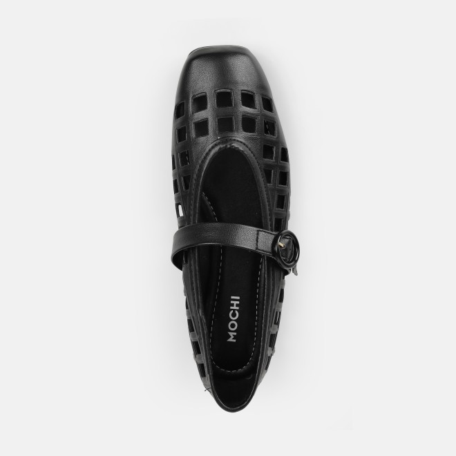 Mochi Women Black Casual Ballerinas (SKU: 31-1092-11-37)