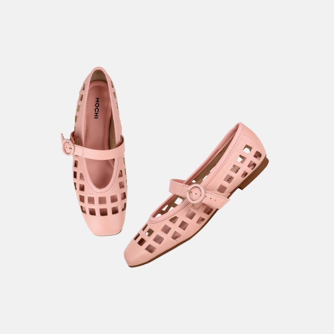 Mochi Women Pink Casual Ballerinas (SKU: 31-1092-24-37)