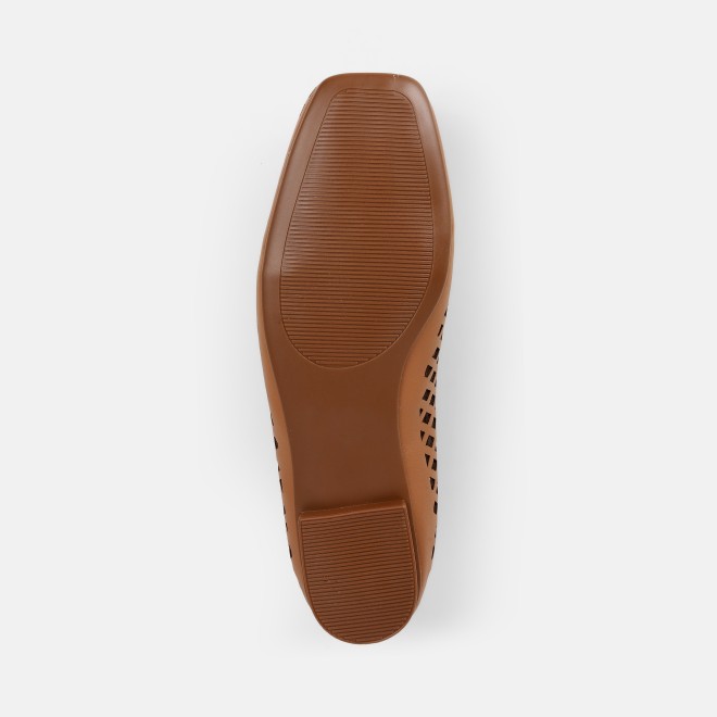 Mochi Women Camel Casual Ballerinas (SKU: 31-1093-97-37)
