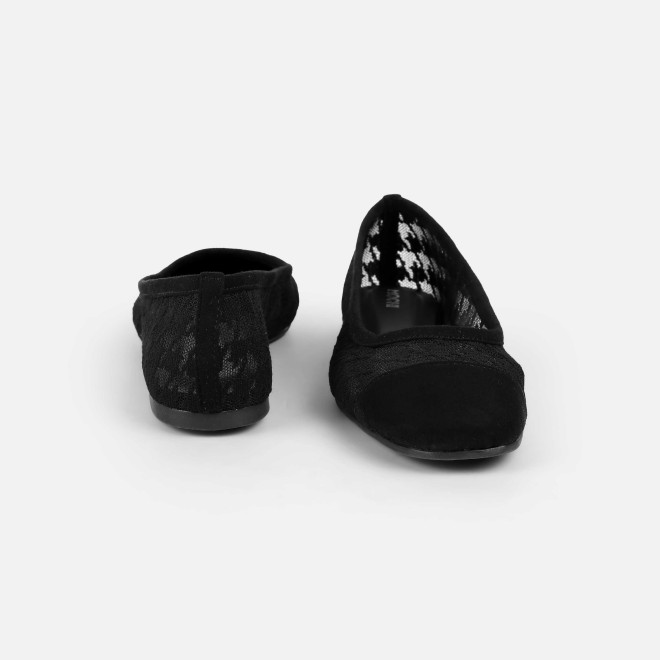 Mochi Women Black Casual Ballerinas (SKU: 31-1101-11-37)