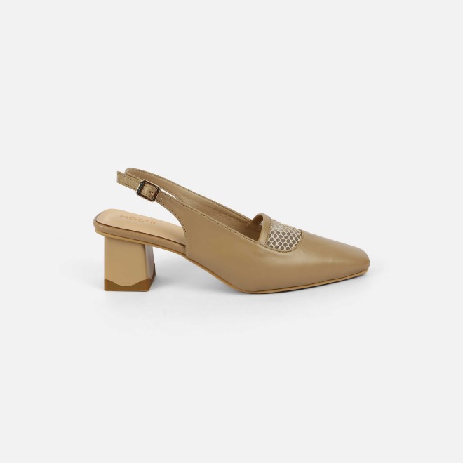 Mochi Women Beige Formal Sandals (SKU: 31-1103-20-36)