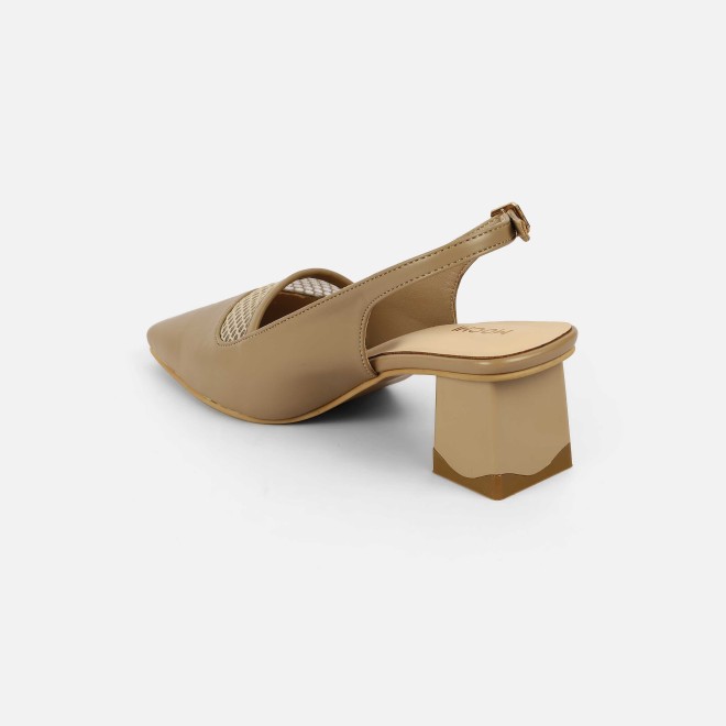 Mochi Women Beige Formal Sandals (SKU: 31-1103-20-36)