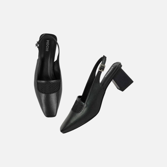 Mochi Women Black Formal Sandals (SKU: 31-1103-11-36)