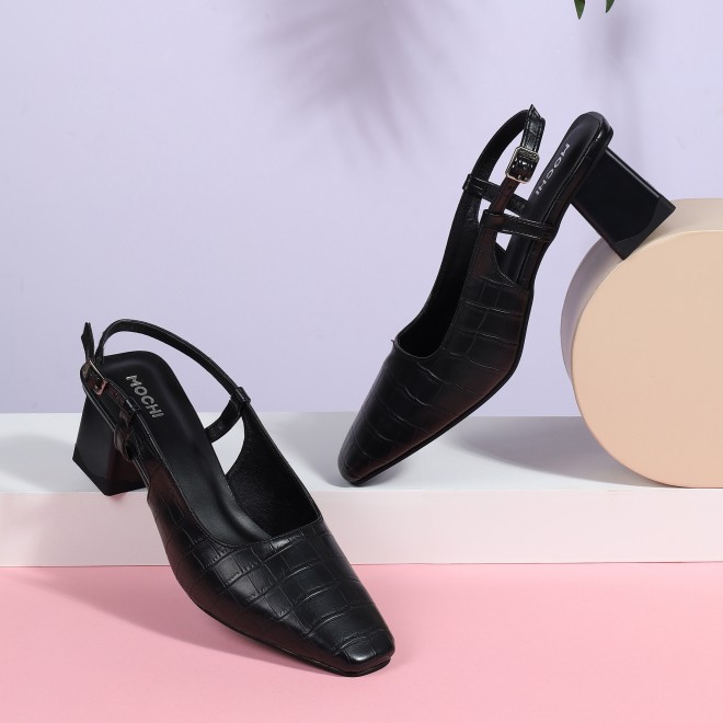 Women Black Formal Sandals