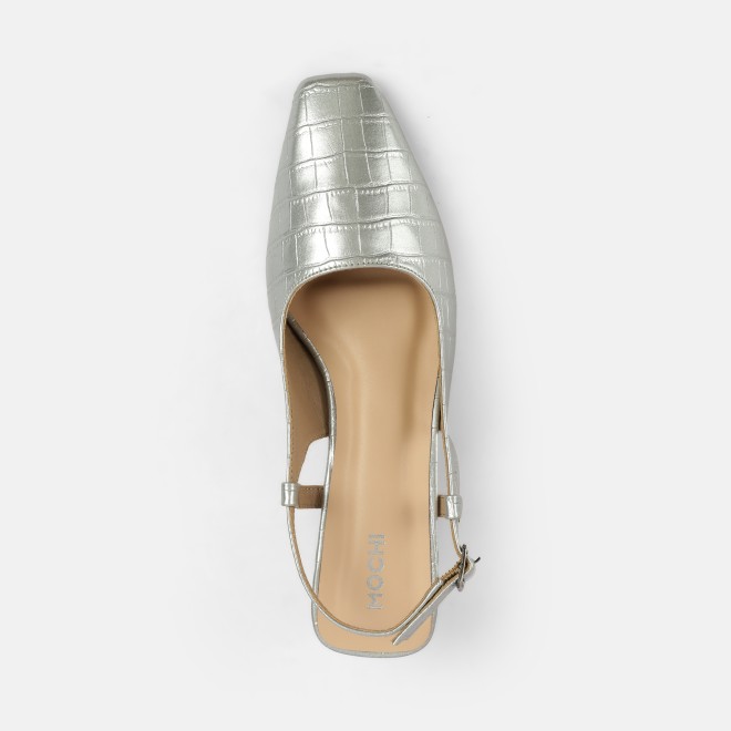 Mochi Women Silver Formal Sandals (SKU: 31-1106-27-36)