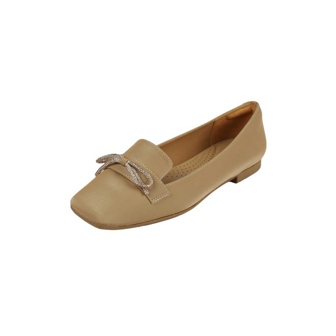 Mochi Women Beige Casual Ballerinas (SKU: 31-1119-20-36)
