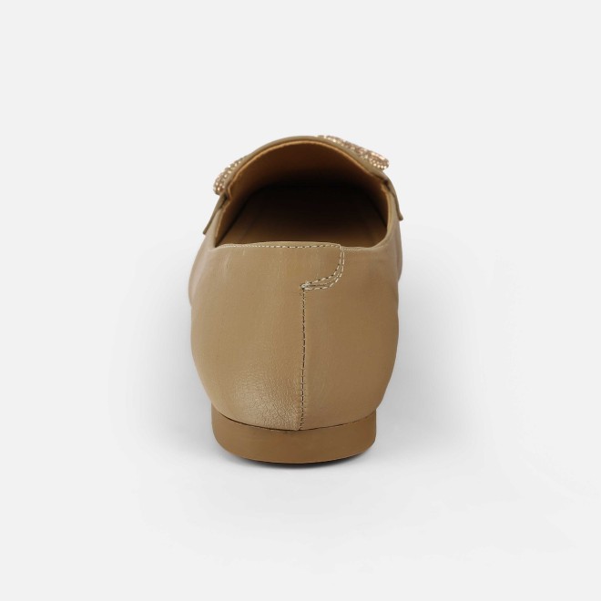 Mochi Women Beige Casual Ballerinas (SKU: 31-1119-20-36)