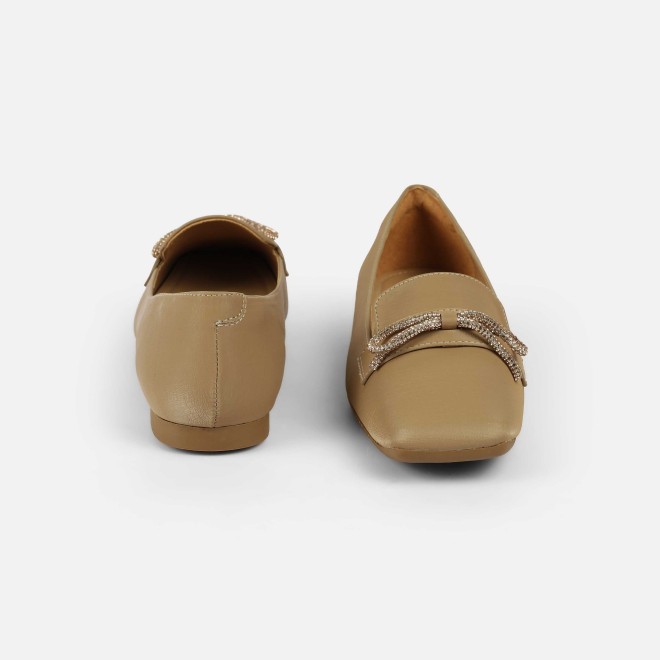 Mochi Women Beige Casual Ballerinas (SKU: 31-1119-20-36)
