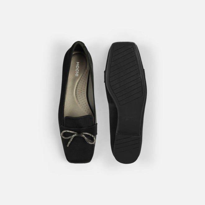Mochi Women Black Casual Ballerinas (SKU: 31-1119-11-36)