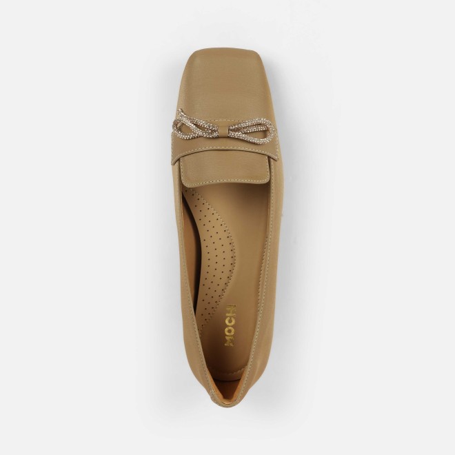 Mochi Women Beige Casual Ballerinas (SKU: 31-1119-20-36)