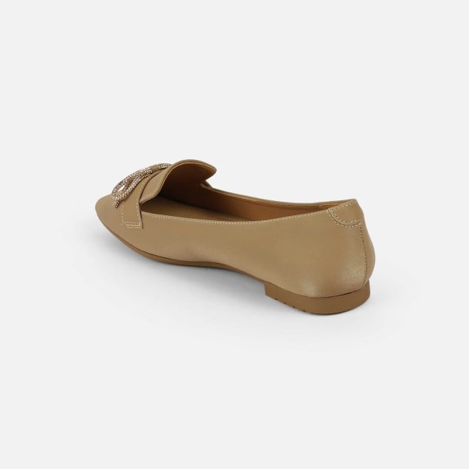 Mochi Women Beige Casual Ballerinas (SKU: 31-1119-20-36)