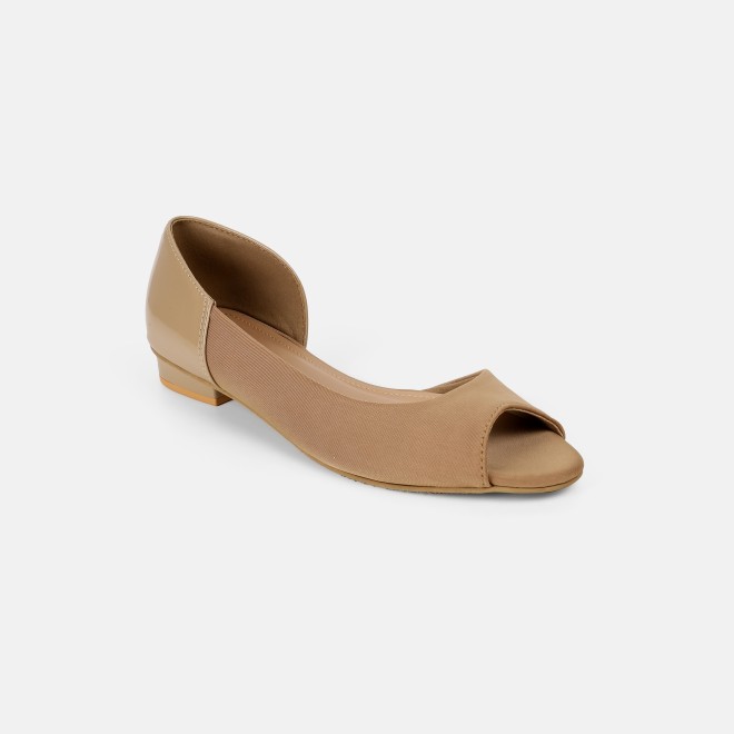 Mochi Women Beige-red Casual Ballerinas (SKU: 31-1133-89-36)