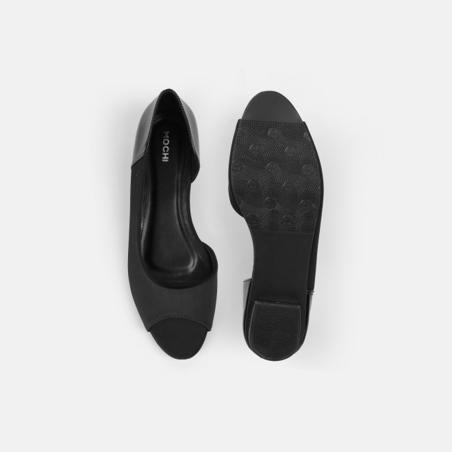 Mochi Women Black Casual Ballerinas (SKU: 31-1133-11-36)